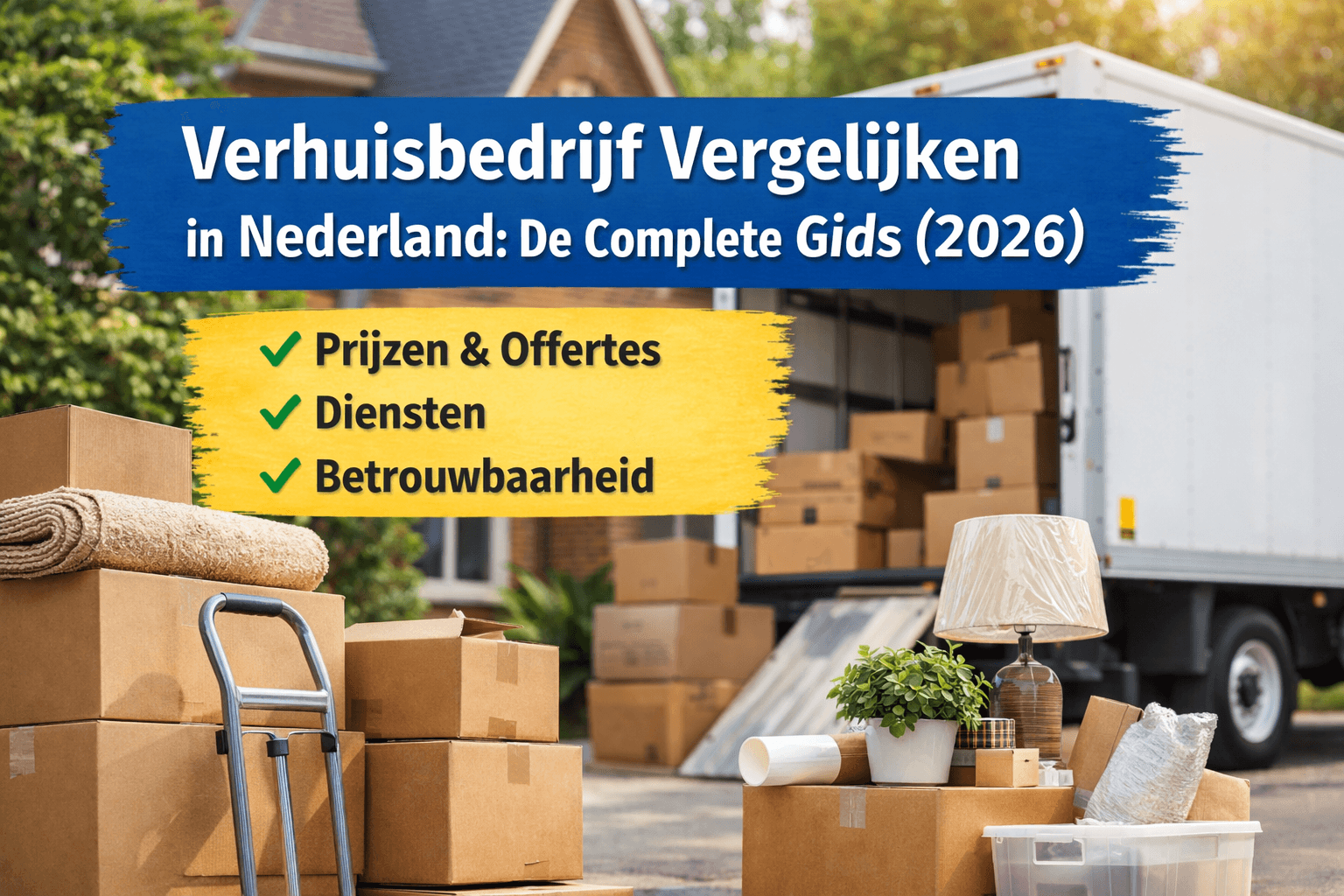 Verhuisbedrijf Vergelijken in Nederland: De Complete Gids (2026)